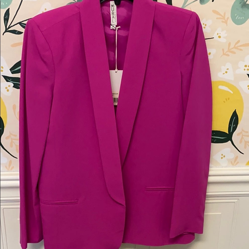 Pink blazer